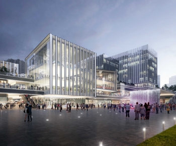 Modern Appearance Of Commercial Building-ID:809840925