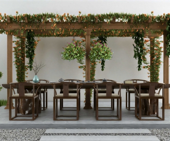 New Chinese Style Courtyard/landscape-ID:483005052
