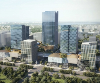 Modern Architectural Bird's-eye View Planning-ID:801110034