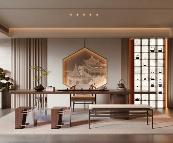 New Chinese Style Tea House-ID:440692903