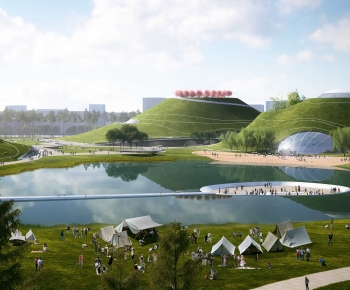 Modern Park Landscape-ID:467089891