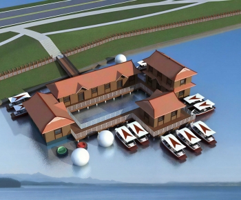 Modern Building Appearance-ID:543561048