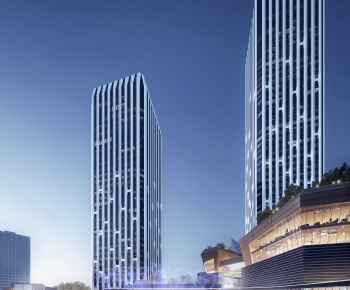 Modern Appearance Of Commercial Building-ID:553909061