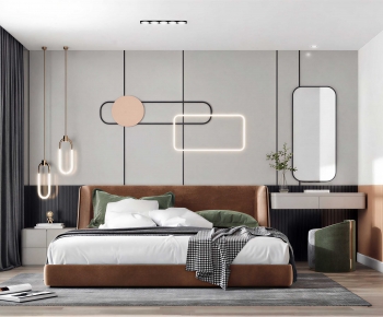 Modern Bedroom-ID:666480065