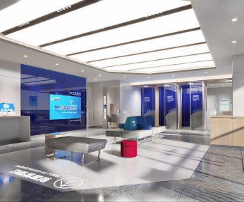 Modern Office Reception Desk-ID:159049034