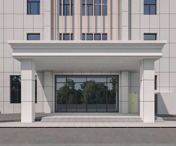Modern Facade Element-ID:897293091