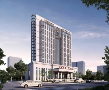 Modern Appearance Of Commercial Building-ID:156294115