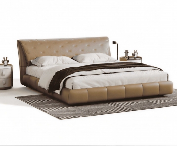 Modern Double Bed-ID:555912022