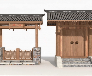 New Chinese Style Building Component-ID:143214948