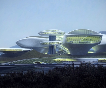 Modern Architecture Of Artistic Style-ID:420686962