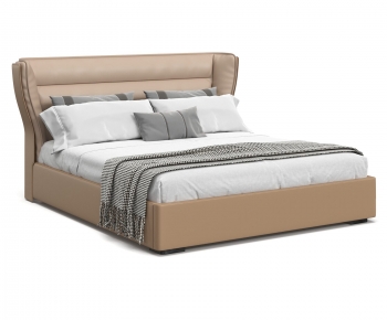 Modern Double Bed-ID:939985998