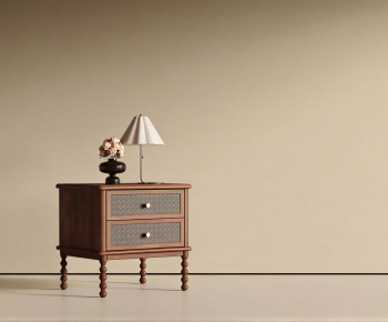French Style Bedside Cupboard-ID:658685925