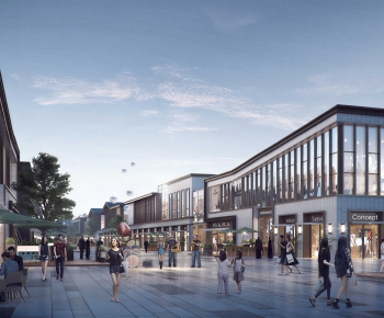 Modern Commercial Street-ID:678520232