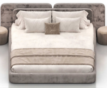 Modern Double Bed-ID:963897941