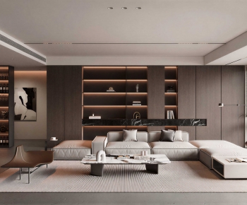 Modern A Living Room-ID:702606927