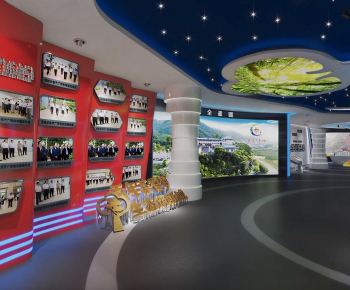 Modern Exhibition Hall-ID:636727091