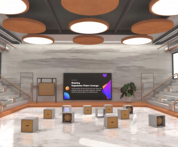 Modern Exhibition Hall-ID:980884089