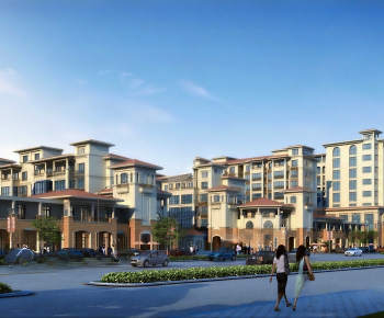 Modern Residential Building-ID:747236016