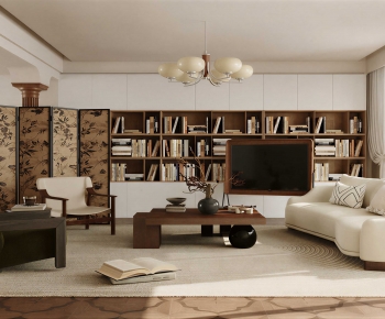 Modern A Living Room-ID:380692019