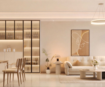 Modern A Living Room-ID:829909097