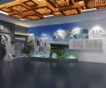 New Chinese Style Exhibition Hall-ID:807998906