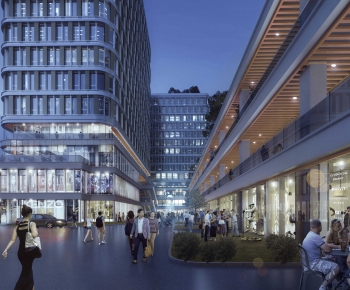 Modern Commercial Street-ID:963785895