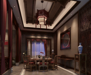 New Chinese Style Dining Room-ID:272313124