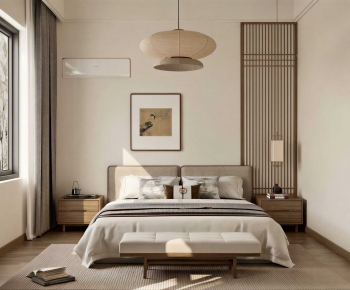 New Chinese Style Bedroom-ID:167248016