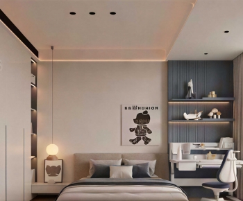 Modern Boy's Room And Son's Room-ID:135353095