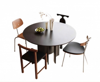 Modern Dining Table And Chairs-ID:614345079