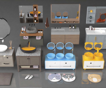 Modern Bathroom Cabinet-ID:623936895