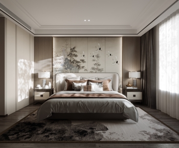 New Chinese Style Bedroom-ID:978670127
