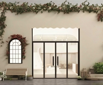 Modern Facade Element-ID:614070891
