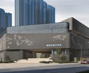 Modern Architecture Of Artistic Style-ID:431123974