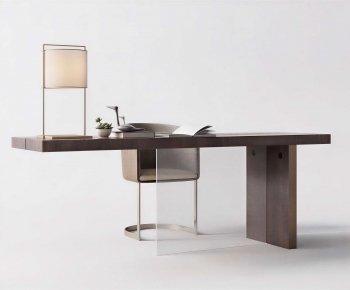 Modern Computer Desk And Chair-ID:967278968