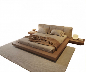 Modern Double Bed-ID:291909939
