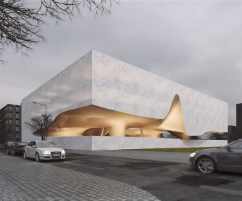 Modern Architecture Of Artistic Style-ID:519845966