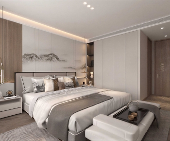 New Chinese Style Bedroom-ID:849952946