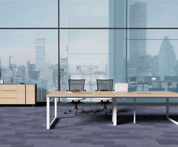 Modern Office Desk And Chair-ID:341439018