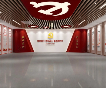 Modern Exhibition Hall-ID:574958094
