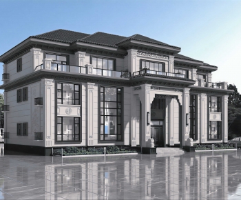 New Chinese Style Detached Villa-ID:933320523