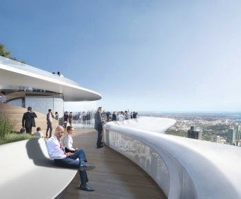Modern Appearance Of Commercial Building-ID:209450016