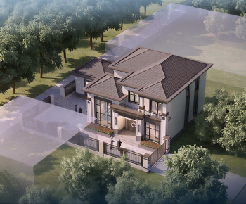 New Chinese Style Detached Villa-ID:476403959