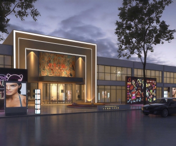 Modern Facade Element-ID:397778035