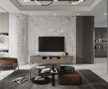 Modern A Living Room-ID:384505994