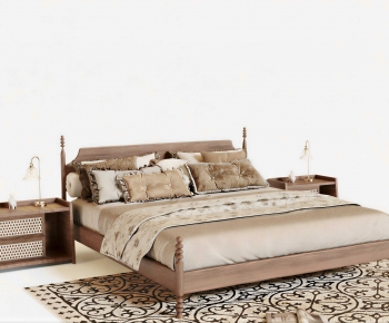 American Style Double Bed-ID:174571044