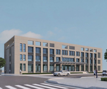 Modern Appearance Of Commercial Building-ID:971030005