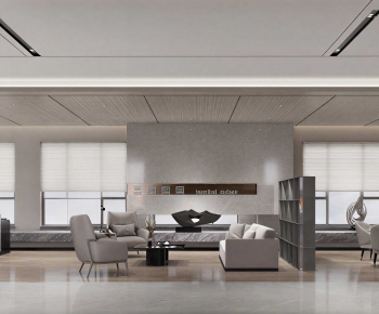 Modern Office Reception Desk-ID:157418976