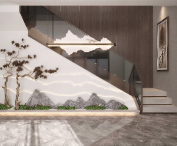 New Chinese Style Plant Landscaping-ID:793596981