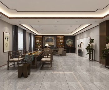 New Chinese Style Manager's Office-ID:376564982